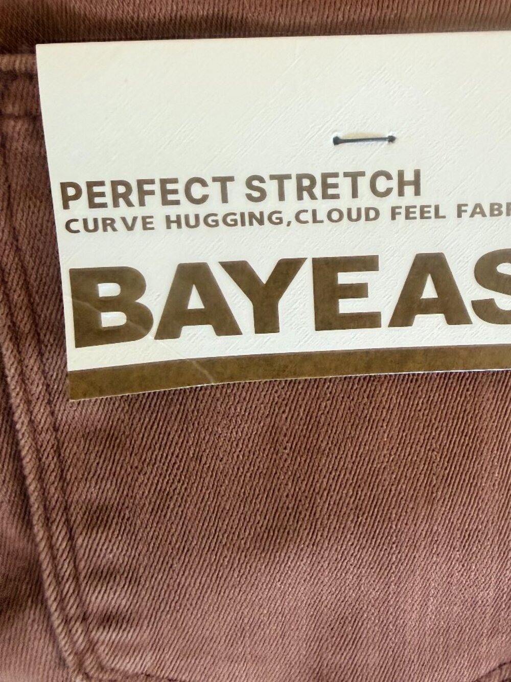 BAYEAS High Rise Barrel Rolled Jeans Espresso Sz. 26 NWT Retail $108 - Picture 12 of 14